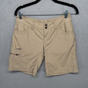 GoLite Cargo Shorts Womens Size XS Khaki Tan Hiking Outdoor Lightweight Gorpcore
